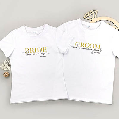 Bespoke Groom & Bride 1 - Couple / Men / Women T-Shirts
