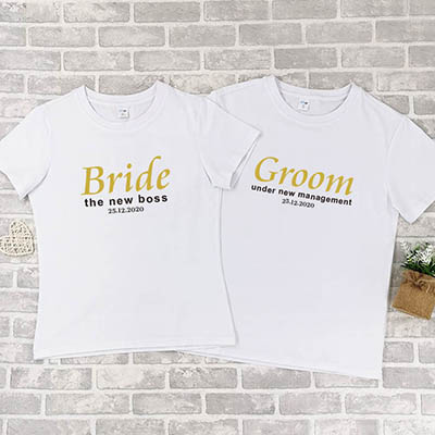 Bespoke Groom & Bride 2 - Couple / Men / Women T-Shirts
