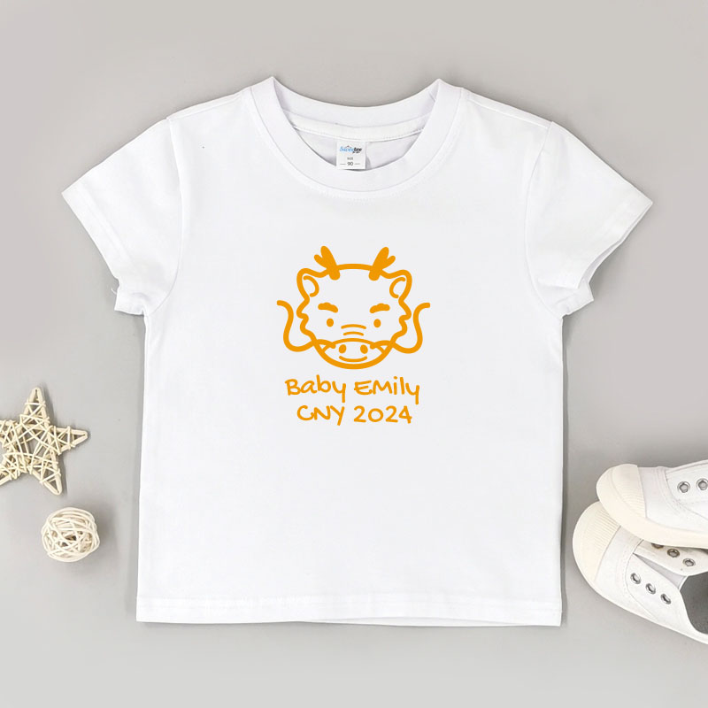 金色牛牛設計 - 自訂童裝/小童T-Shirt