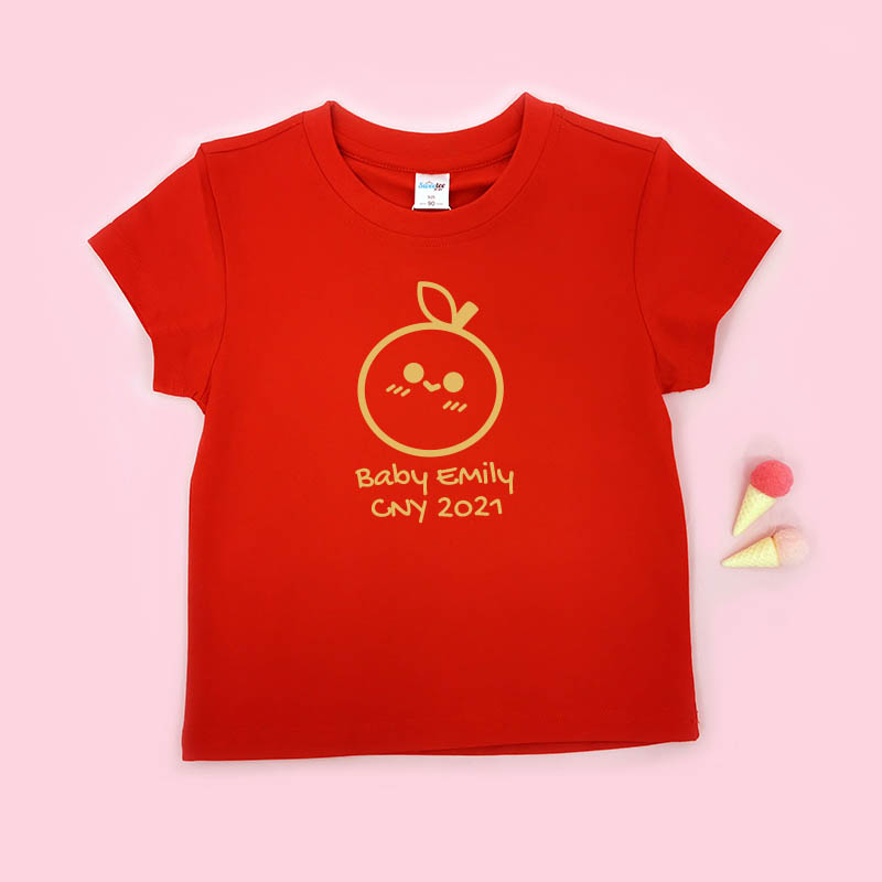 金色桔仔設計 - 自訂童裝/小童T-Shirt