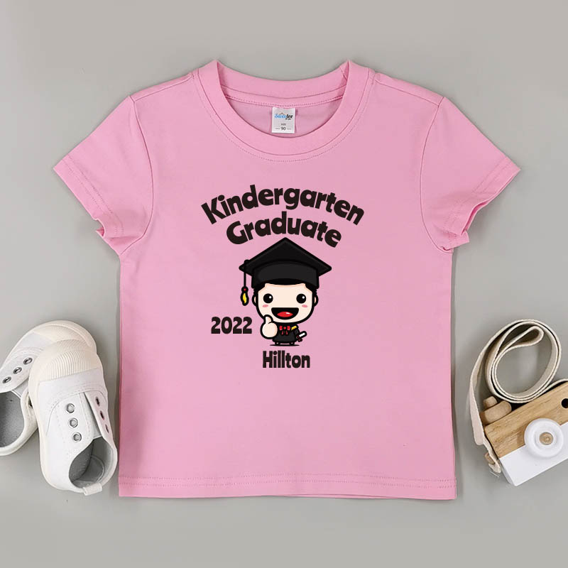 幼稚園畢業卡通 - 自訂童裝/小童T-Shirt