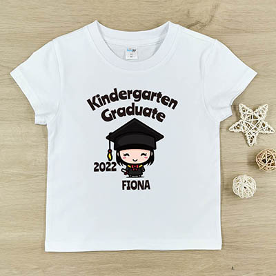 Bespoke Kindergarten Graduate Cartoon - Kids / Toddler T-Shirts