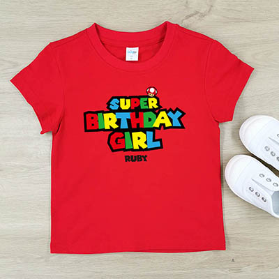 Bespoke Super Birthday Kids - Kids / Toddler T-Shirts