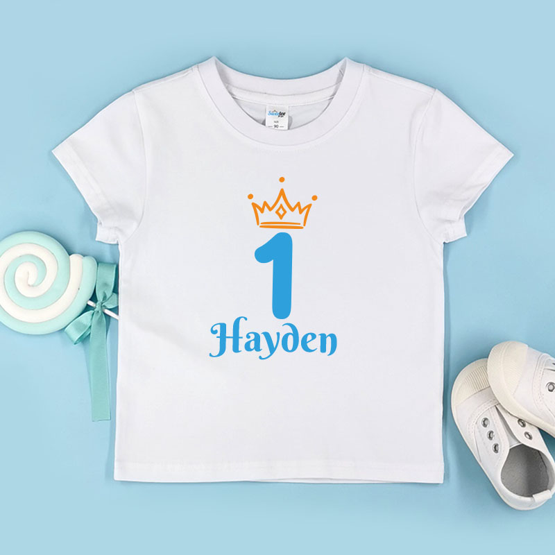 慶祝生日皇冠 2 - 自訂童裝/小童T-Shirt