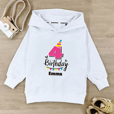 Bespoke Birthday Party - Kids / Toddler - Hooded Pullover Hoodies / Crew-neck Sweater