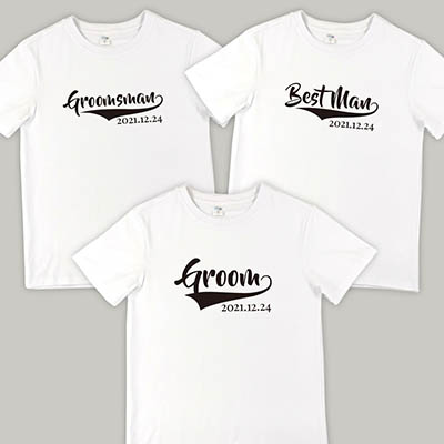 Bespoke Groomsmans 1 - Couple / Men / Women T-Shirts