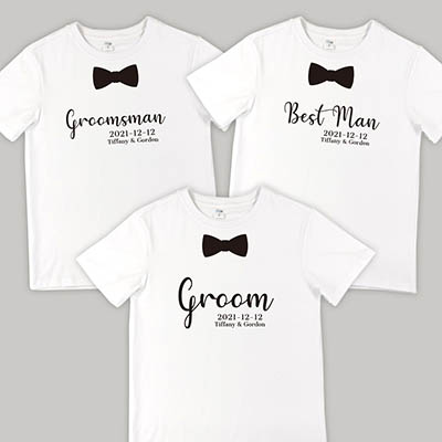 Bespoke Groomsmans 2 - Couple / Men / Women T-Shirts