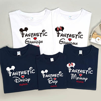Bespoke Mickey Family - Family / Adults / Kids T-Shirts / Baby Bodysuits