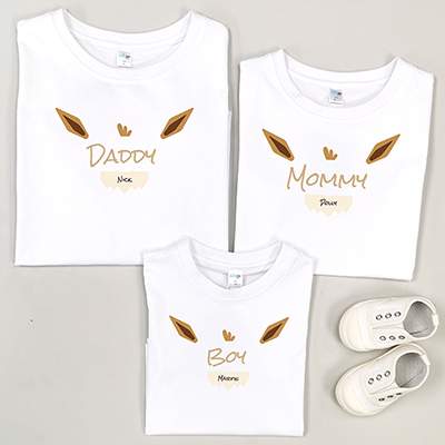 Bespoke Eevee Family - Family / Adults / Kids T-Shirts / Baby Bodysuits